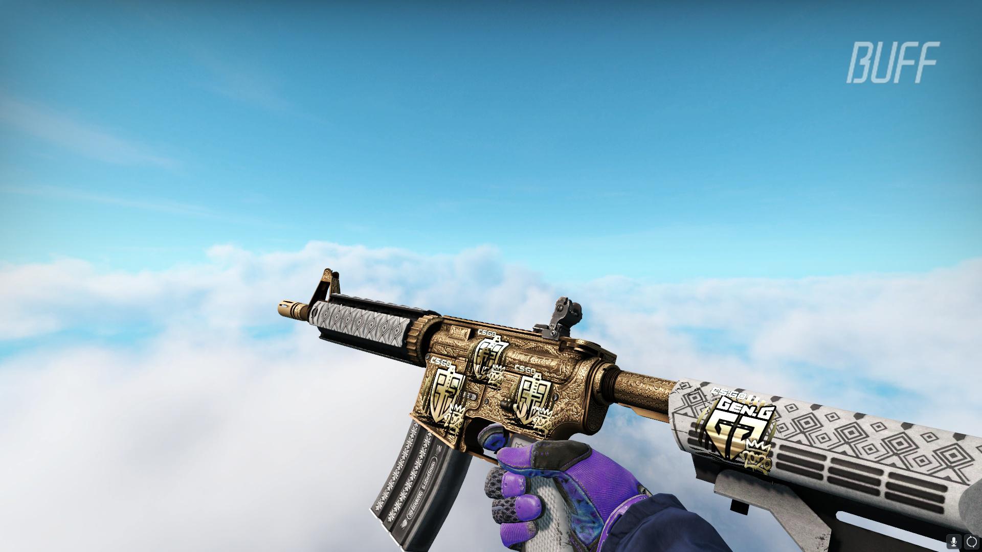 csgo皮肤鉴赏m4a4皇家圣骑士