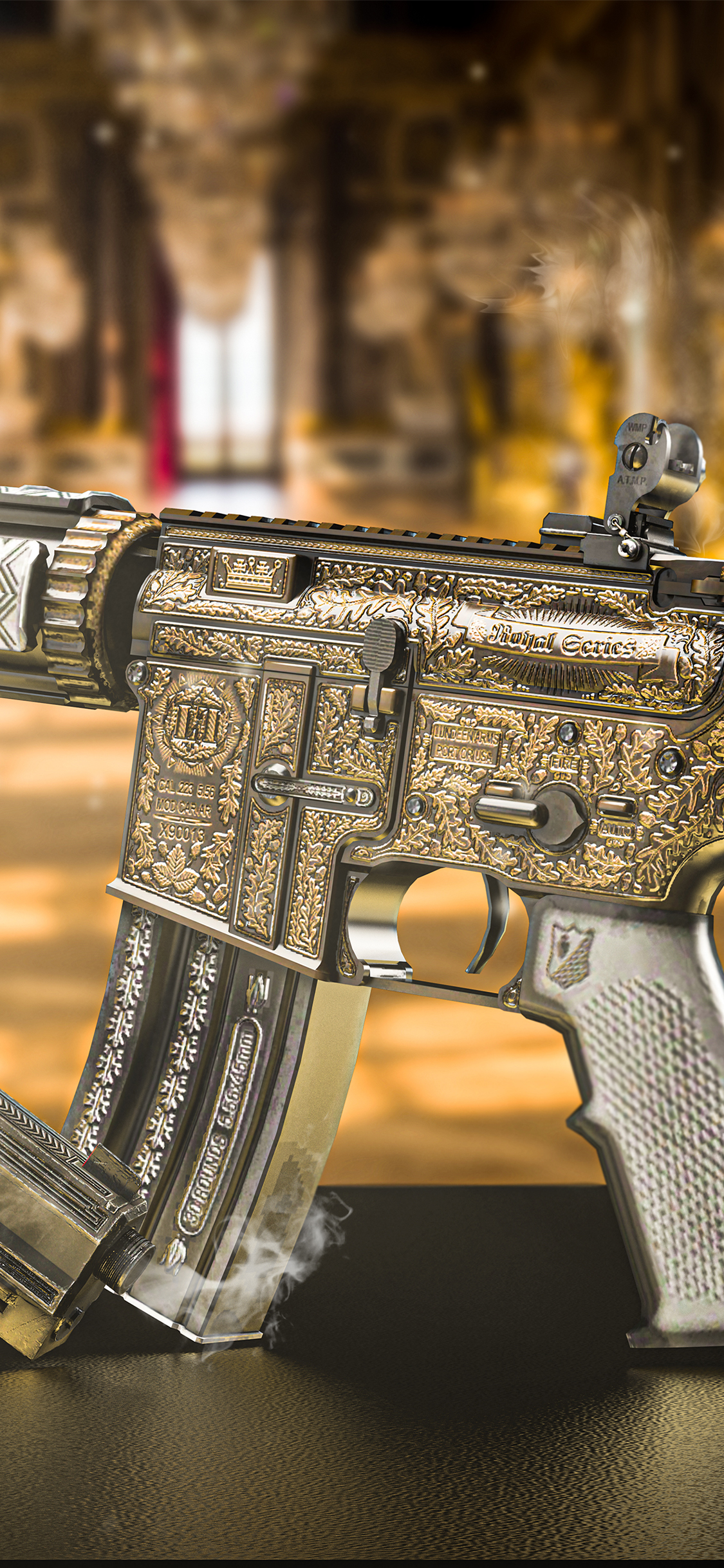 csgo皮肤鉴赏m4a4皇家圣骑士