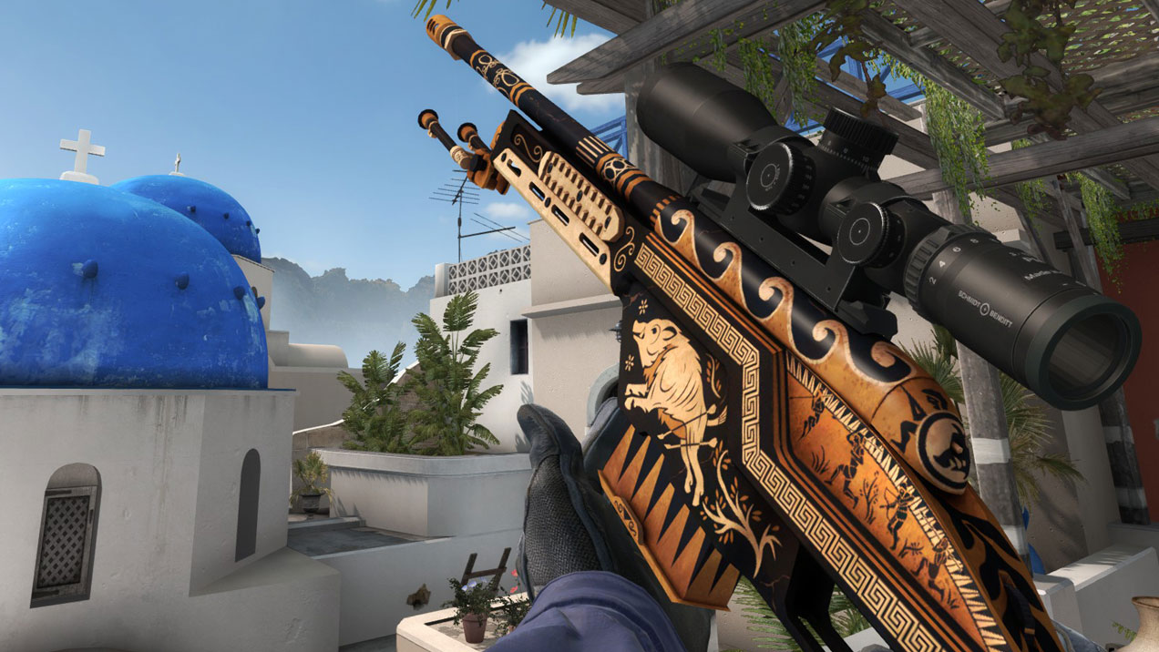 csgo皮肤鉴赏aug湖怪鸟