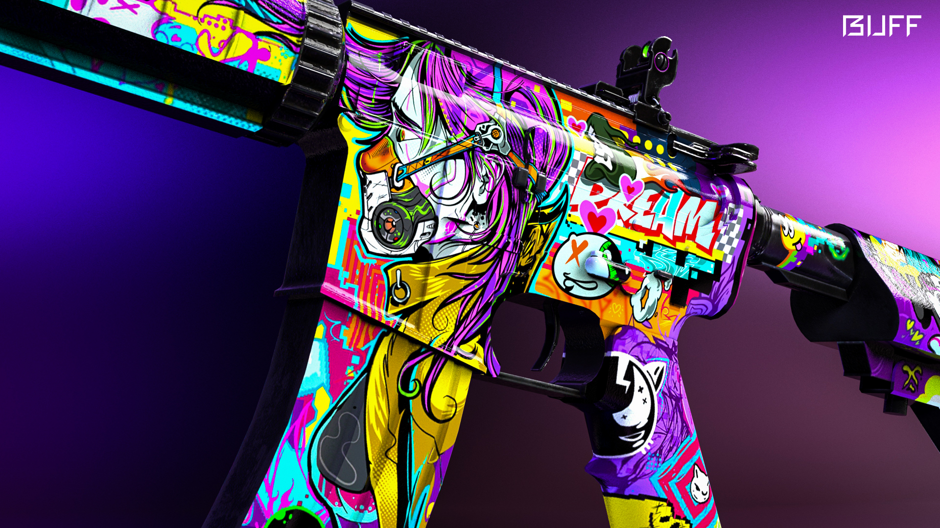 csgo皮肤鉴赏m4a4活色生香