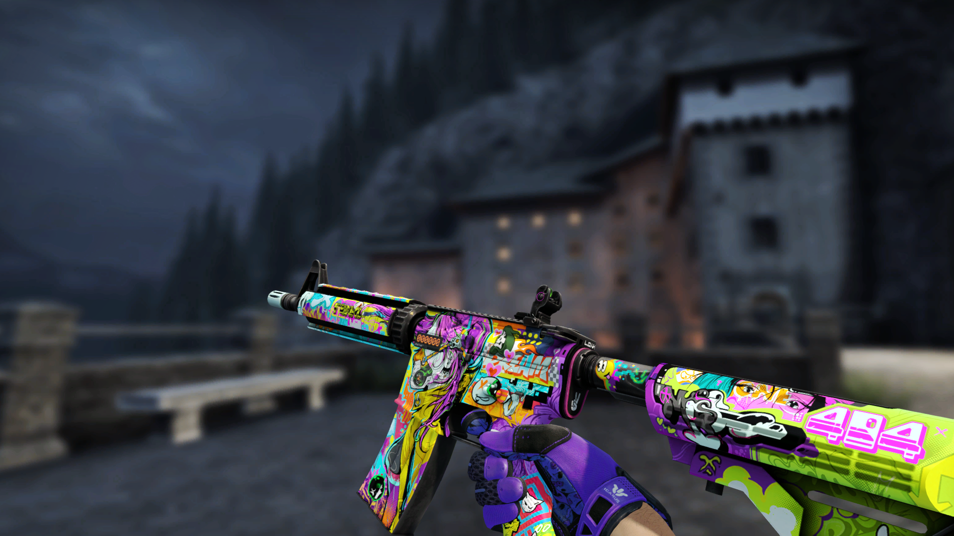 csgo皮肤鉴赏m4a4活色生香