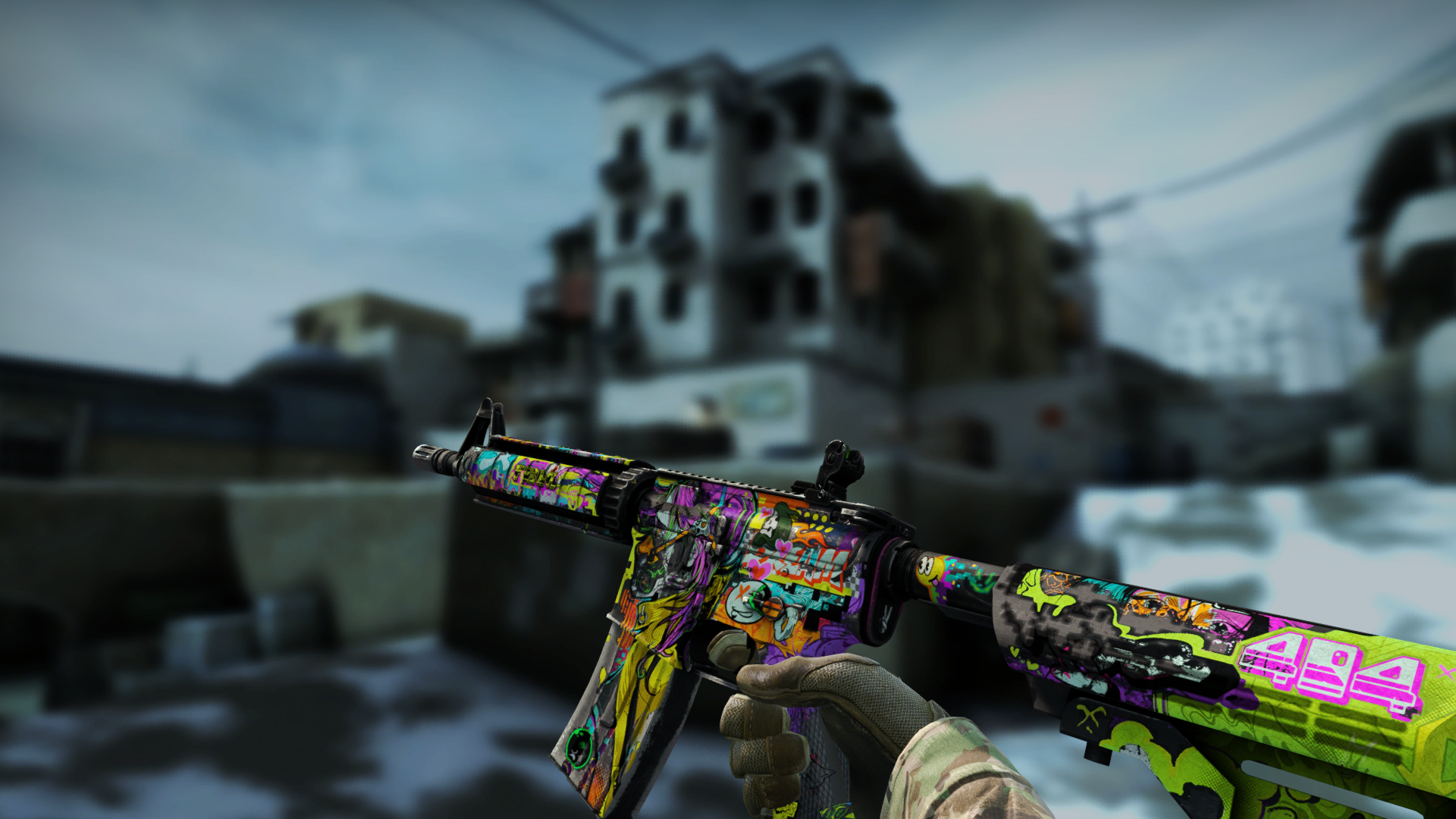 csgo皮肤鉴赏m4a4活色生香