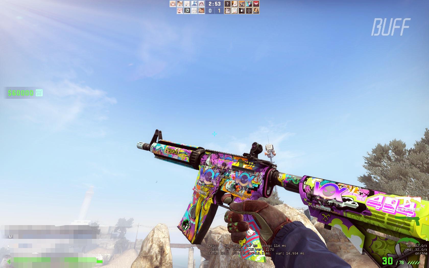 csgo皮肤鉴赏m4a4活色生香