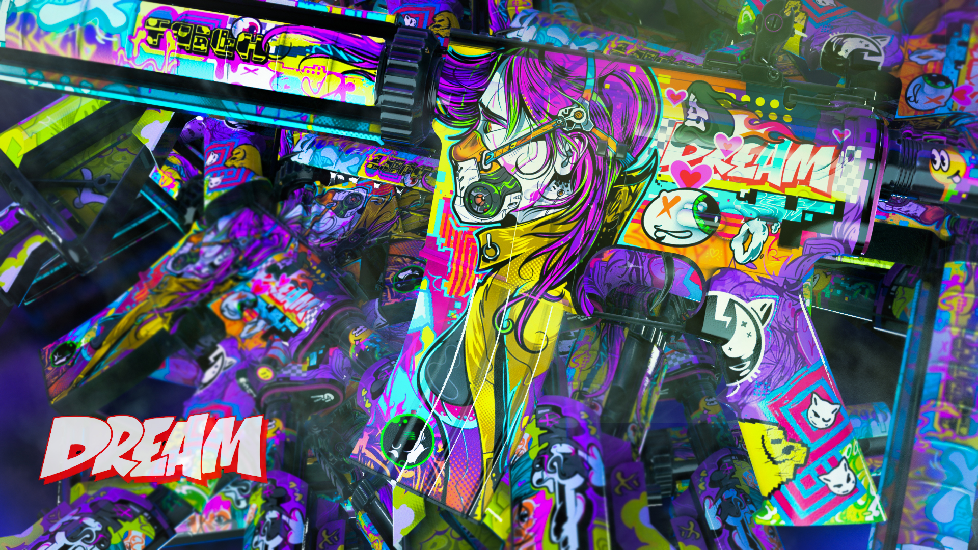 csgo皮肤鉴赏m4a4活色生香