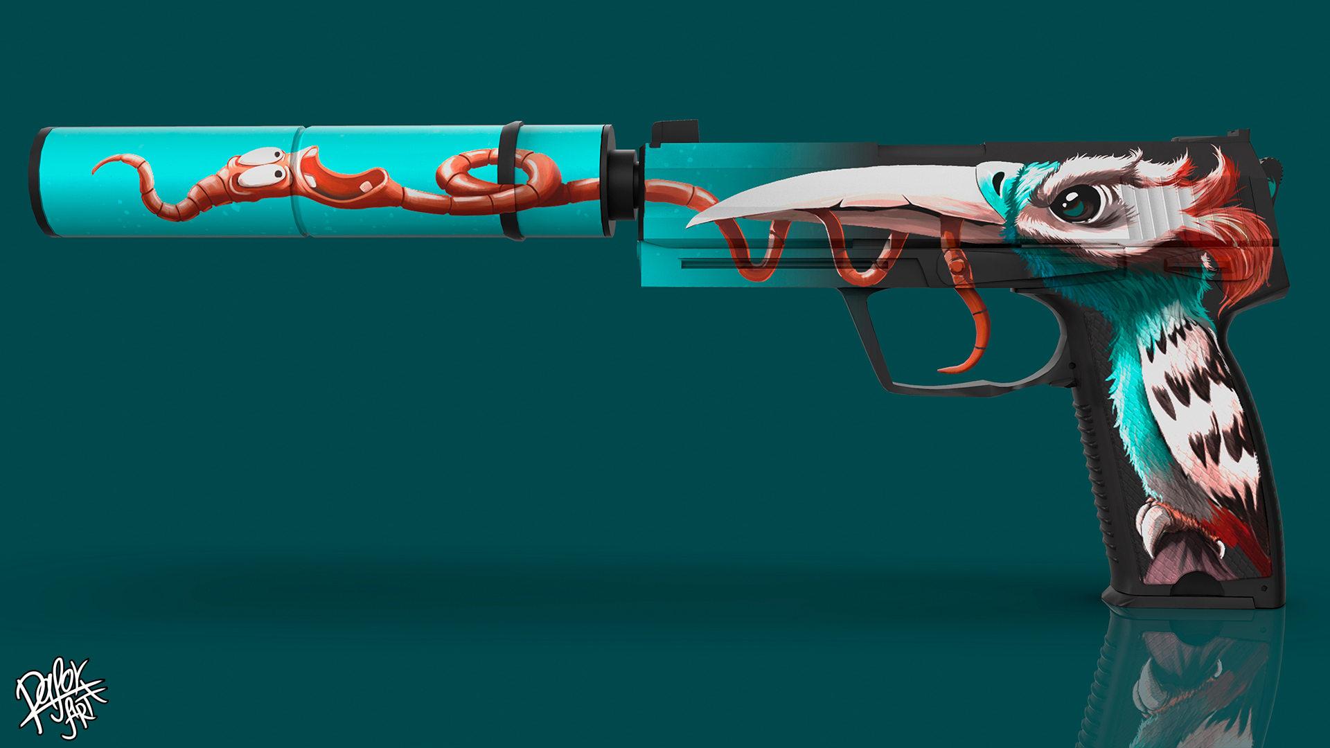 csgo皮肤鉴赏fn57童话城堡