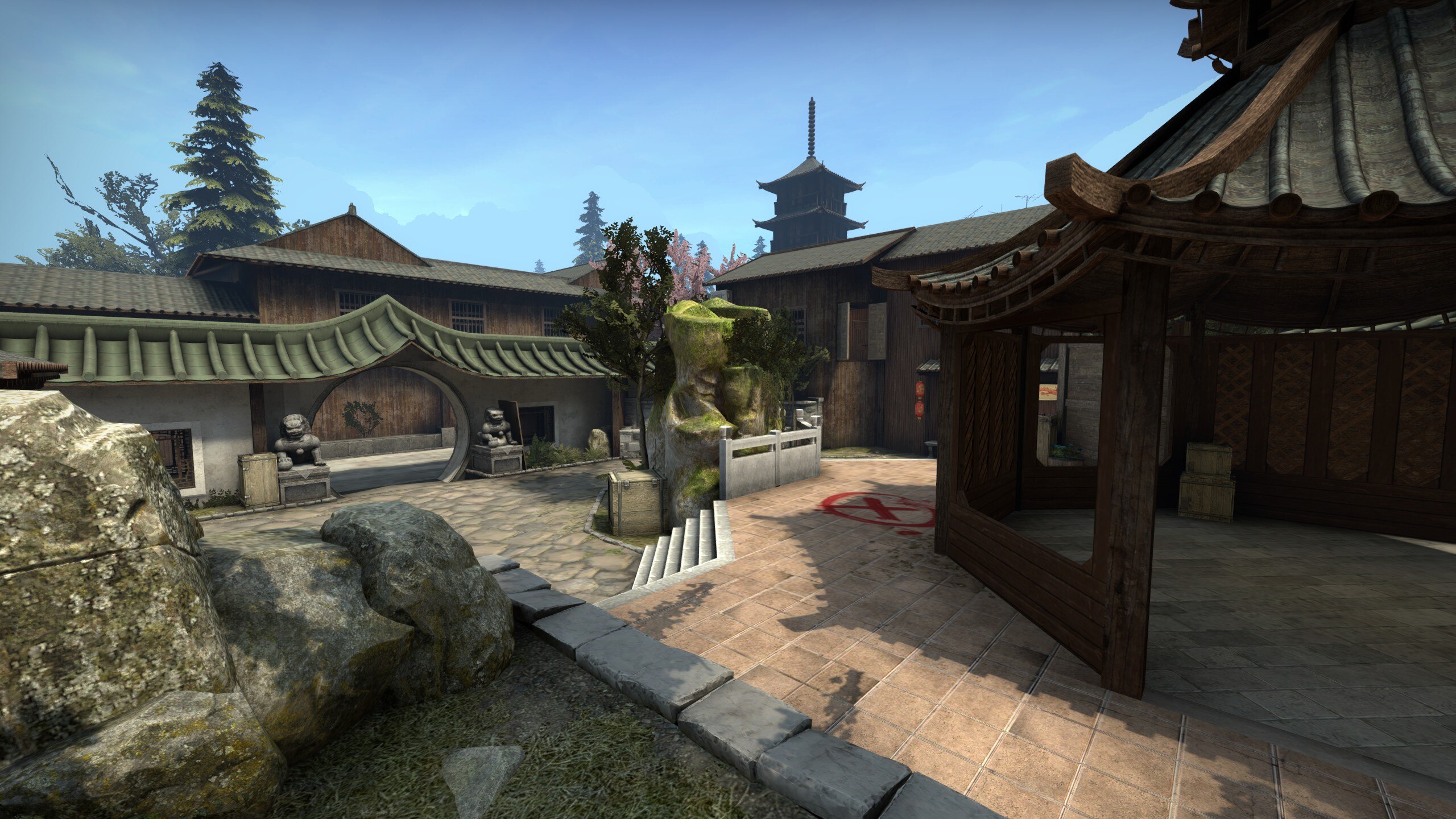 地图欣赏:地图介绍:csgo从过去到现在的服役地图中始终没有一张中国风