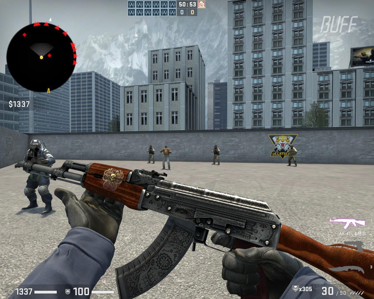 csgo皮肤鉴赏ak47卡特尔