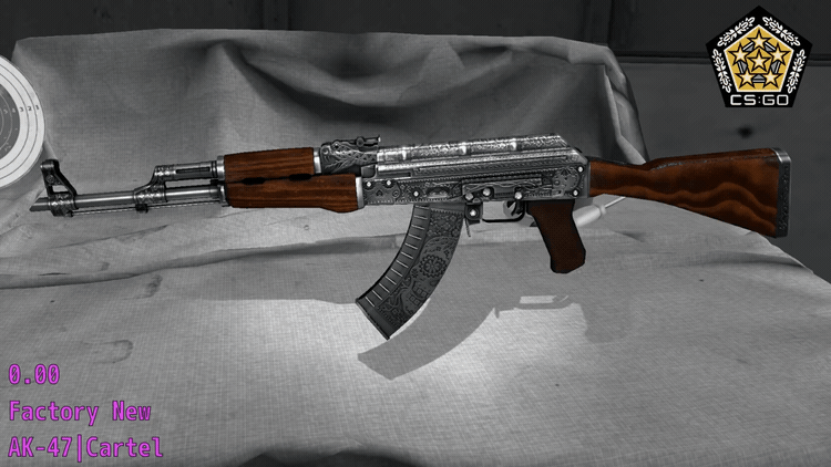 csgo皮肤鉴赏:ak47 | 卡特尔