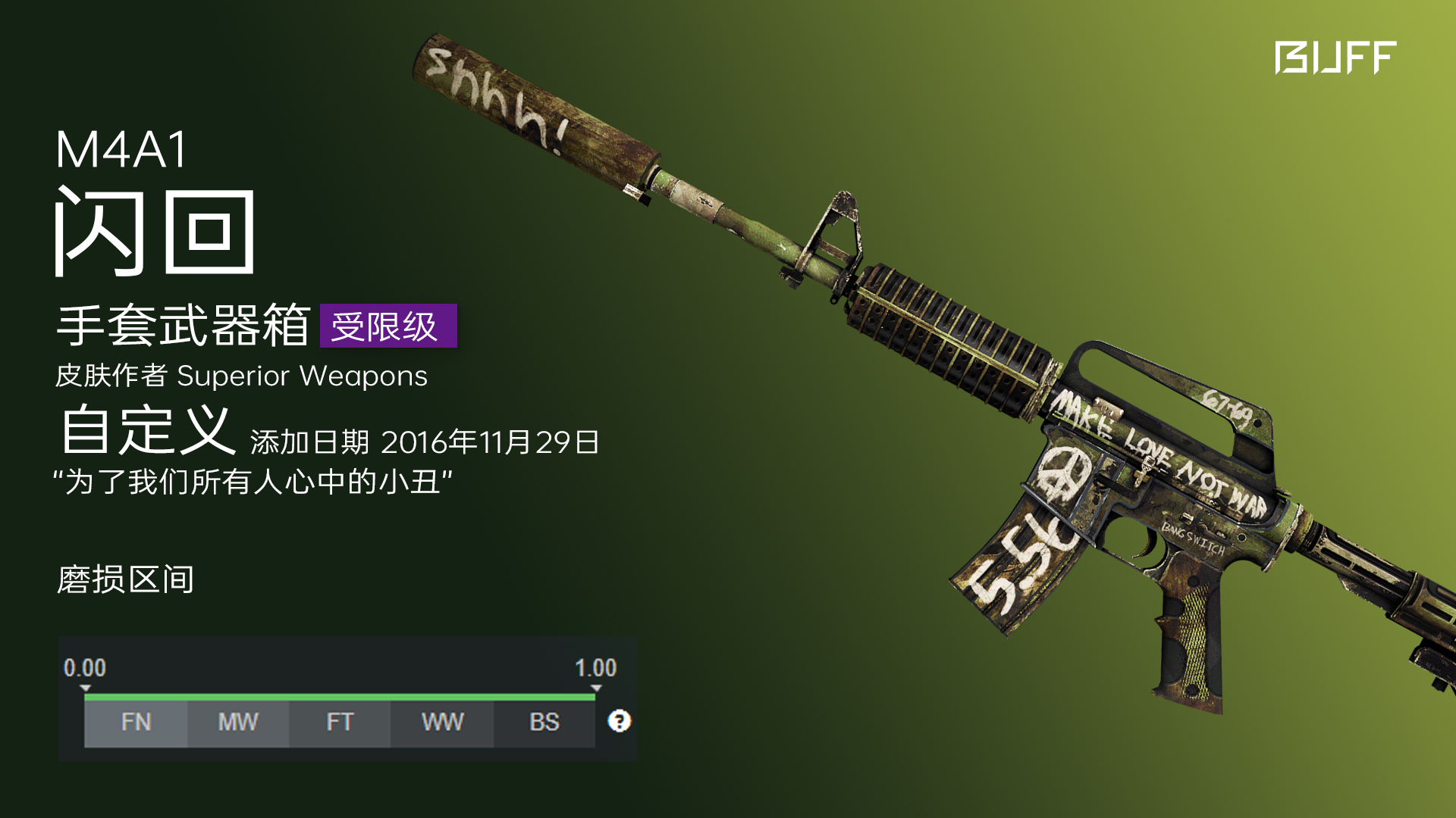 csgo皮肤鉴赏:m4a1 