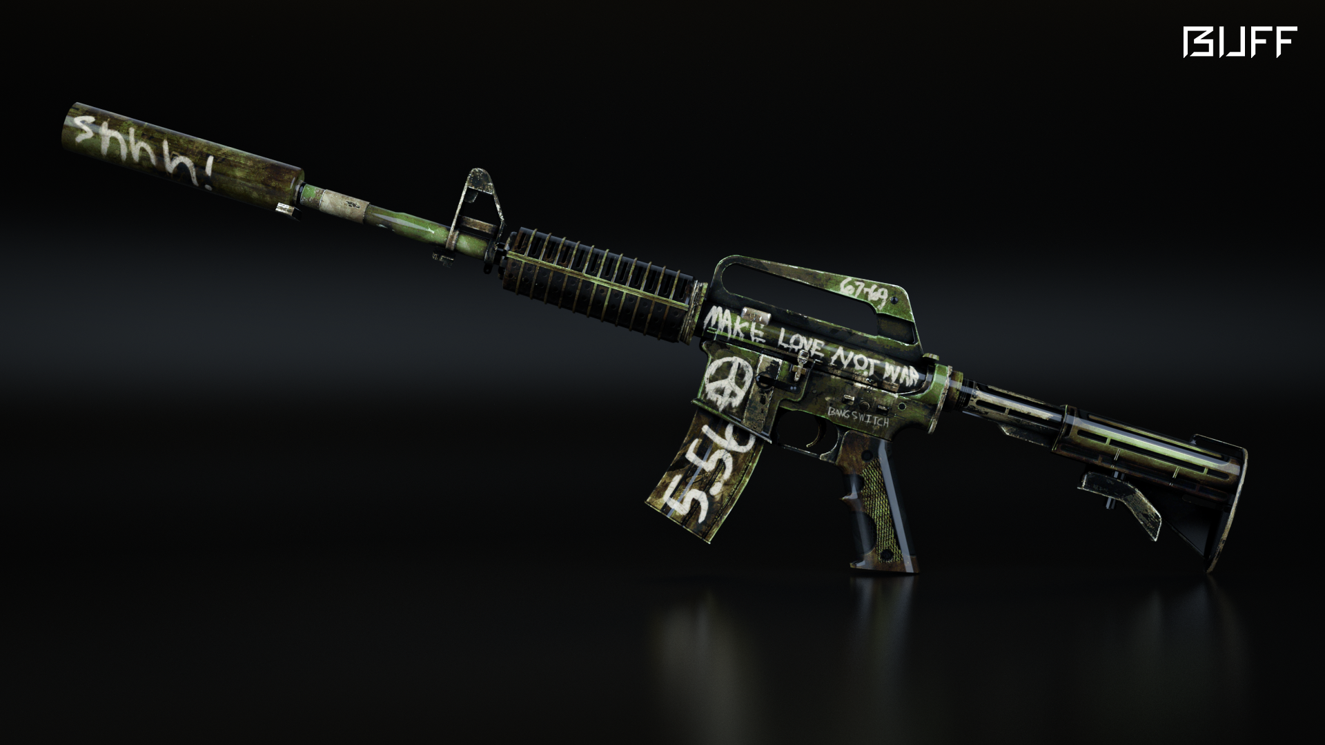 csgo皮肤鉴赏m4a1闪回