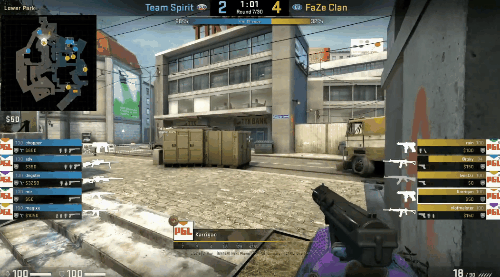 Major 赛事前线： FaZe 16:11 双五杀 击败Spirit