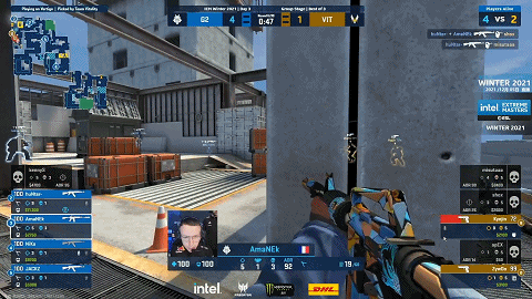 IEM冬季赛 A组决赛：G2 2-1险胜Vitality 
