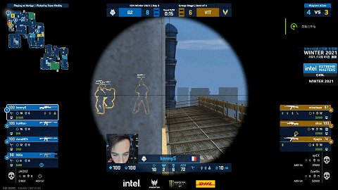 IEM冬季赛 A组决赛：G2 2-1险胜Vitality 