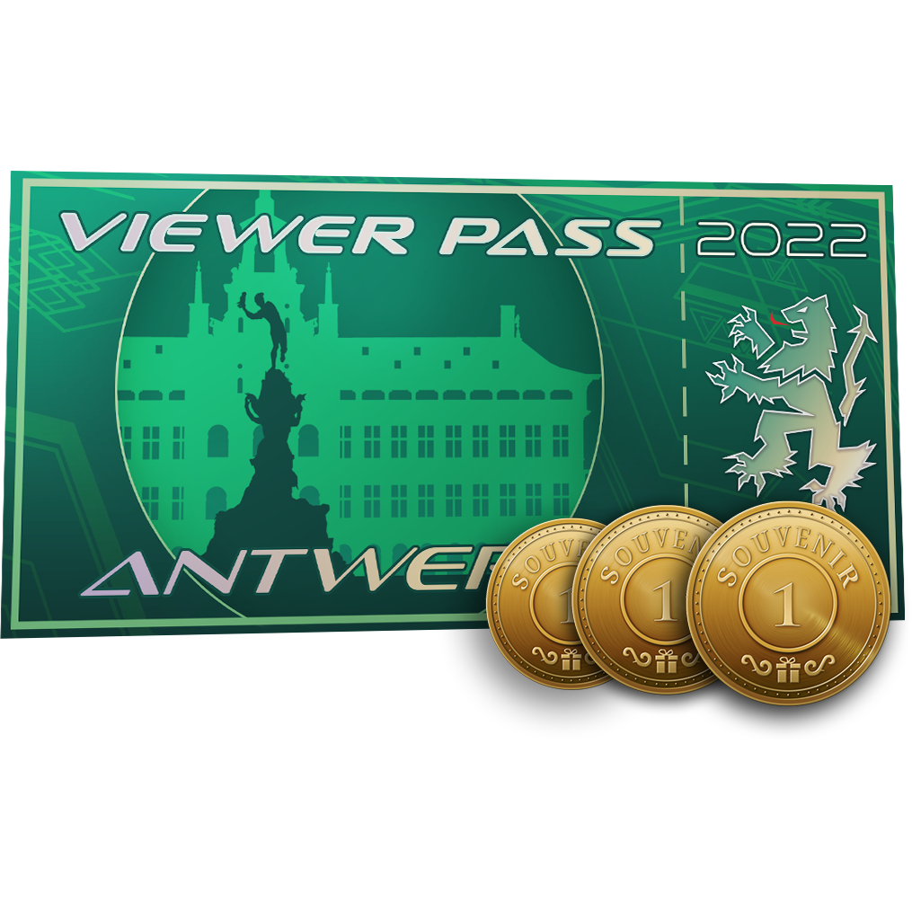 Antwerp 2022 Viewer Pass + 3 Souvenir Tokens