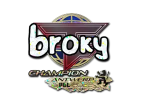 broky (Glitter, Champion) | Antwerp 2022