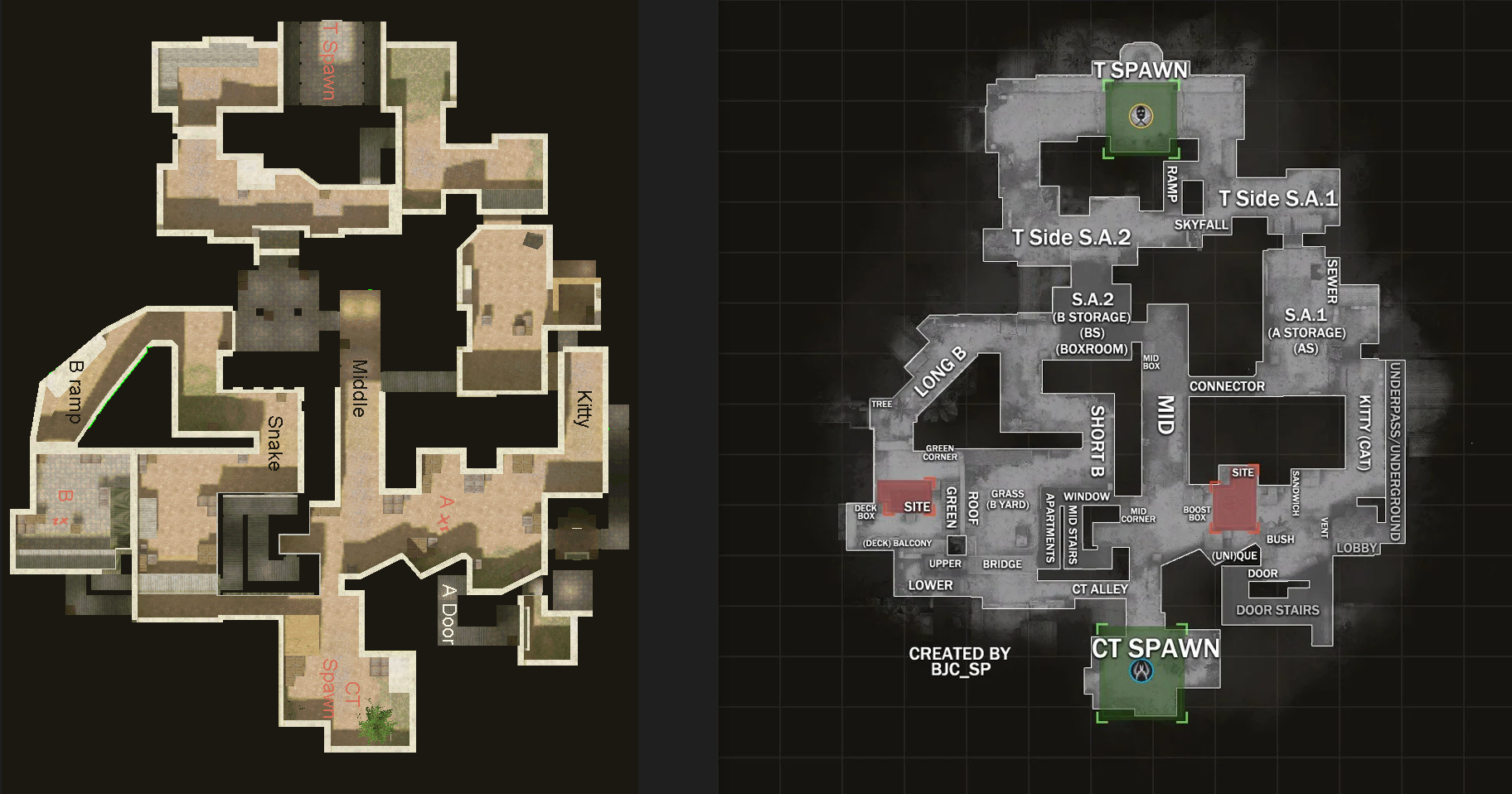 竞技图池新图tuscan介绍,和cs1.6版本相比有哪些变化?